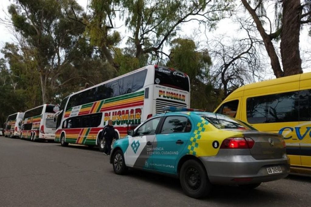 Control de Transportes en La Plata (web).