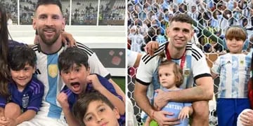 De Messi al Dibu Martínez: ellos son todos los hijos de los jugadores de la Selección Argentina