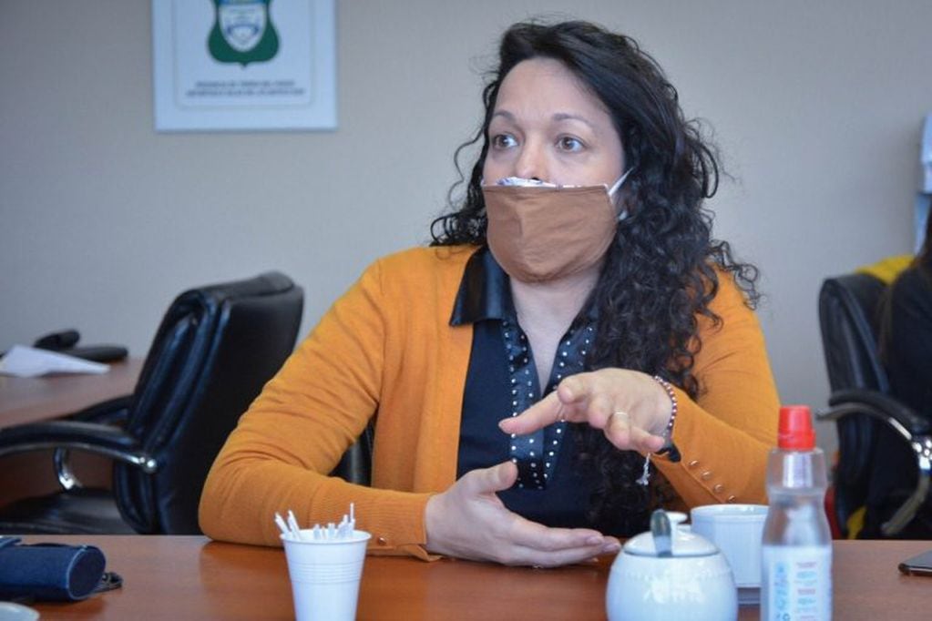 Concejala Laura Ávila cuenta las iniciativas del Concejo Deliberante en relación a Malvinas.