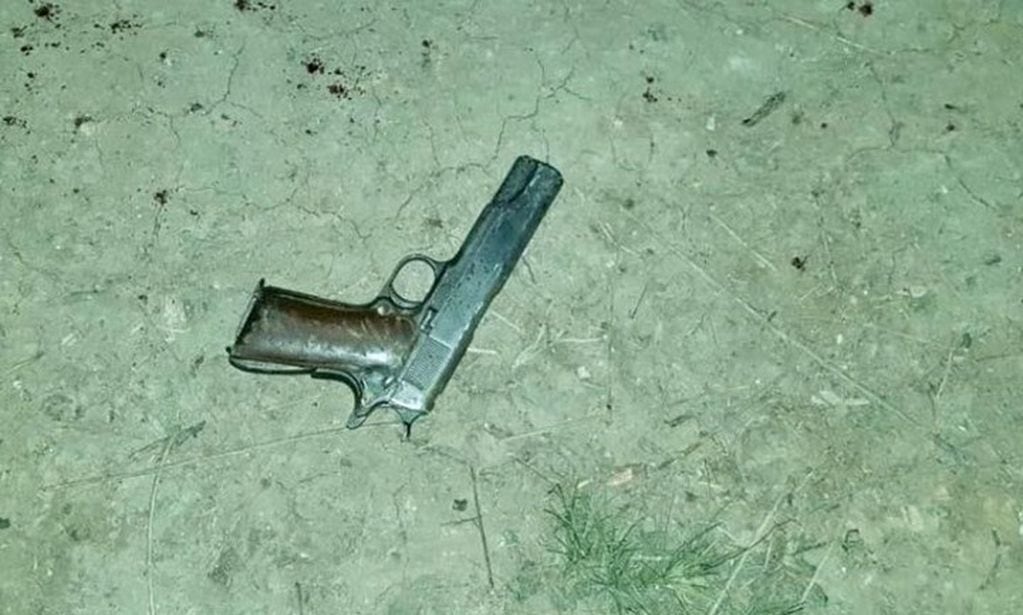 Según el policía, Julián Bentancour portaba esta pistola