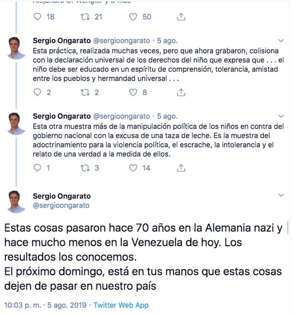Twitter de Ongarato