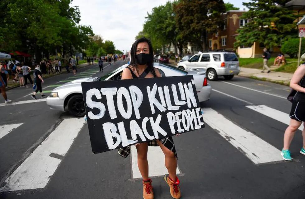 Protestas por el asesinato de George Floyd (Foto: Craig Lassig/EFE)