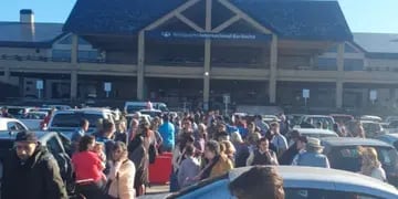 El aeropuerto de Bariloche, evacuado
