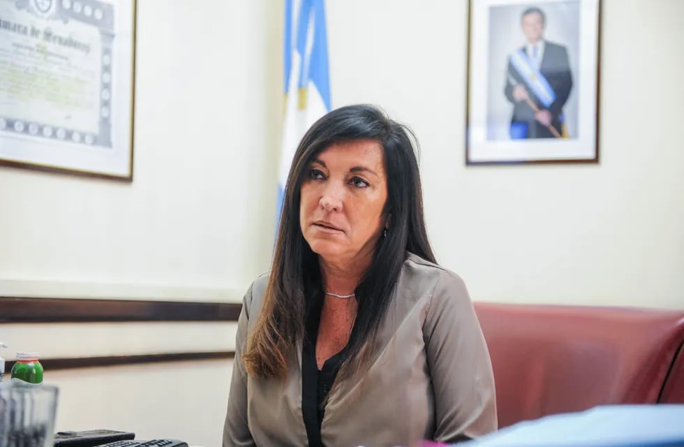 Laura Rodriguez Machado senadora por Cordoba en el Senado Argentina Foto Federico Lopez Claro