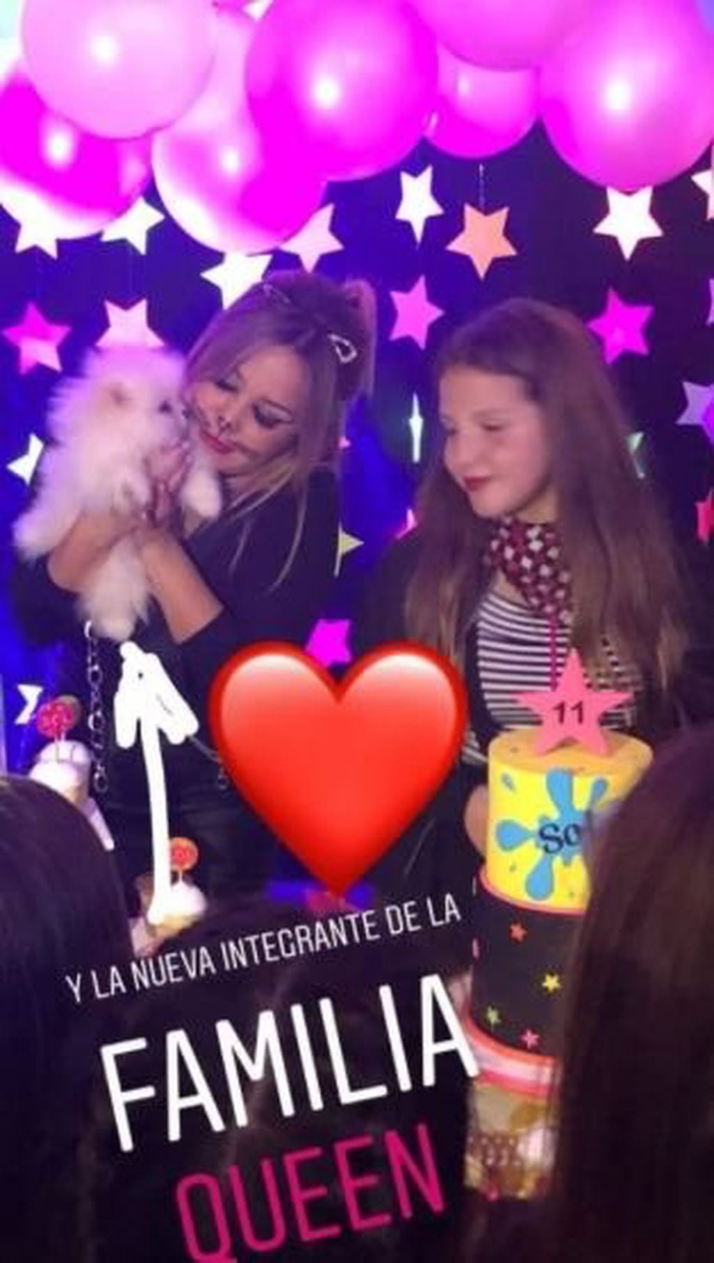 Fuertes críticas para Karina "La Princesita" por el perro de raza que le regaló a su hija por el cumpleaños.