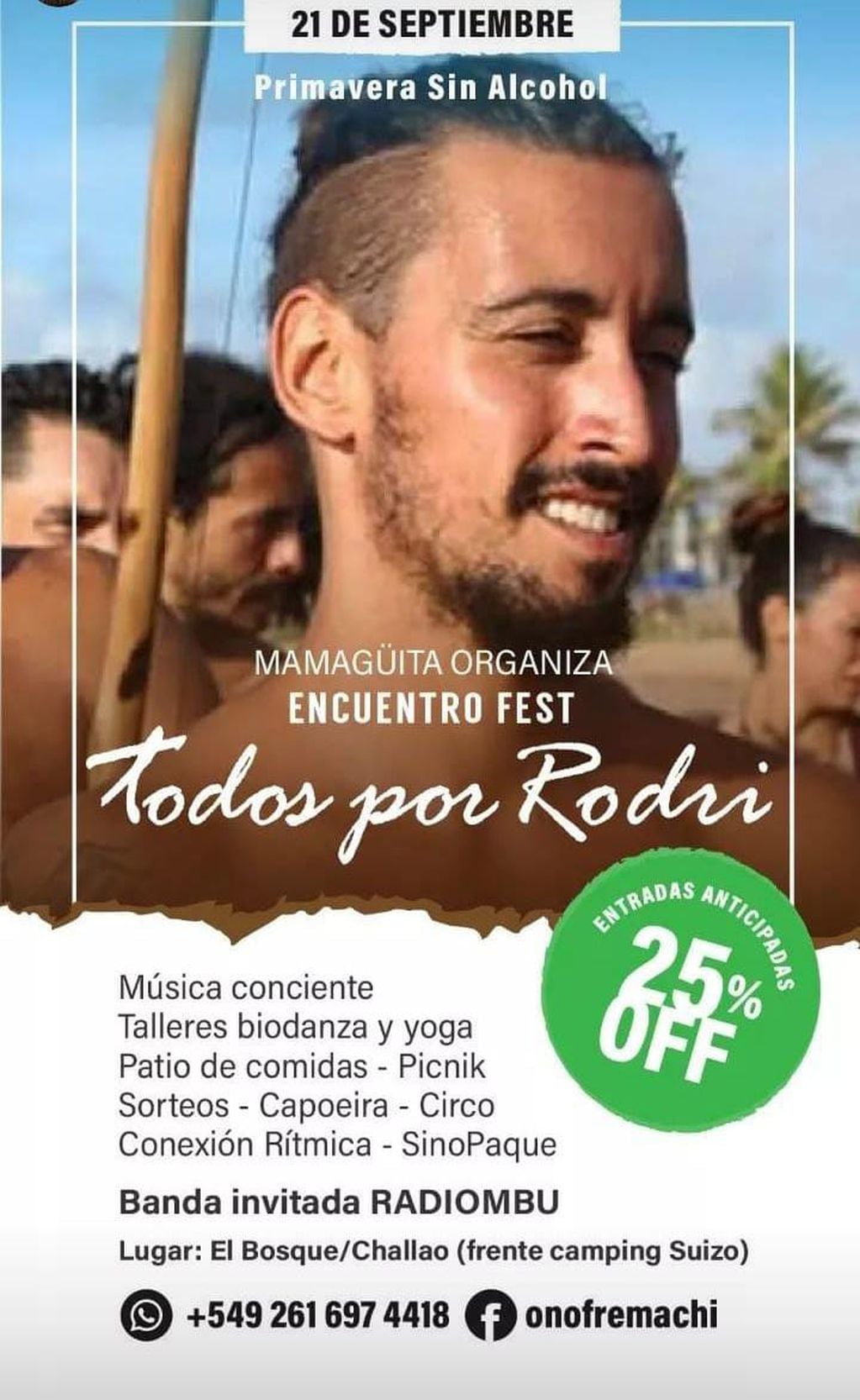 Evento para el día de la primavera a favor del agua.