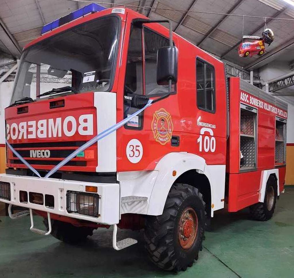 Nueva unidad de los bomberos de Punta Alta