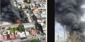 Incendio en La Tablada
