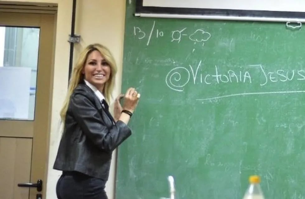 Vicky Xipolitakis dio una clase en la UBA. Foto: Web.