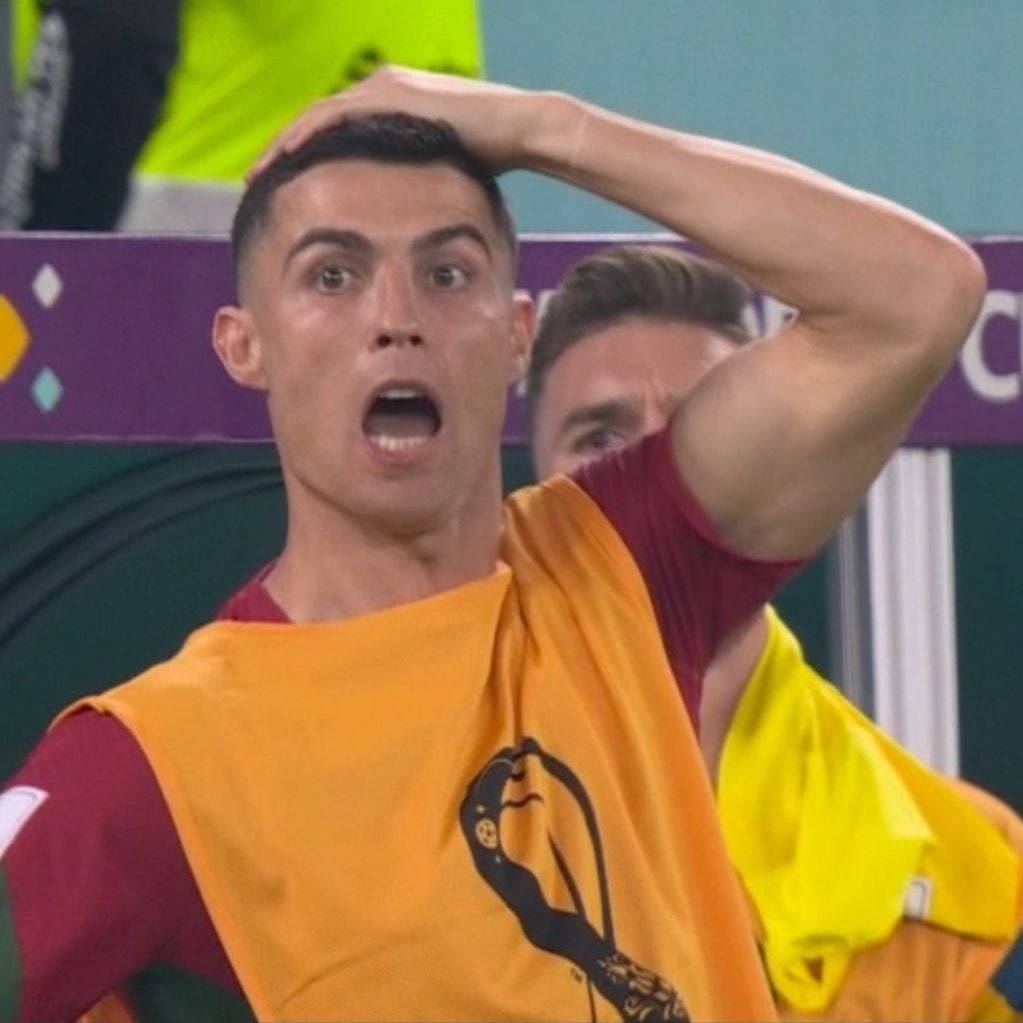 Cristiano Ronaldo no es considerado de la partida por el DT portugués, y los memes estallaron en redes sociales.