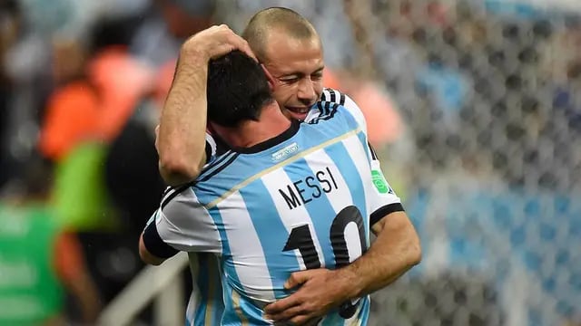 Mascherano y Messi