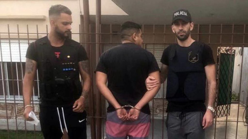 Alan Xavier Villalba fue el único recluso que pudo ser recapturado, a pocas cuadras de la seccional (Foto: Gentileza Policía de la Provincia de Buenos Aires)