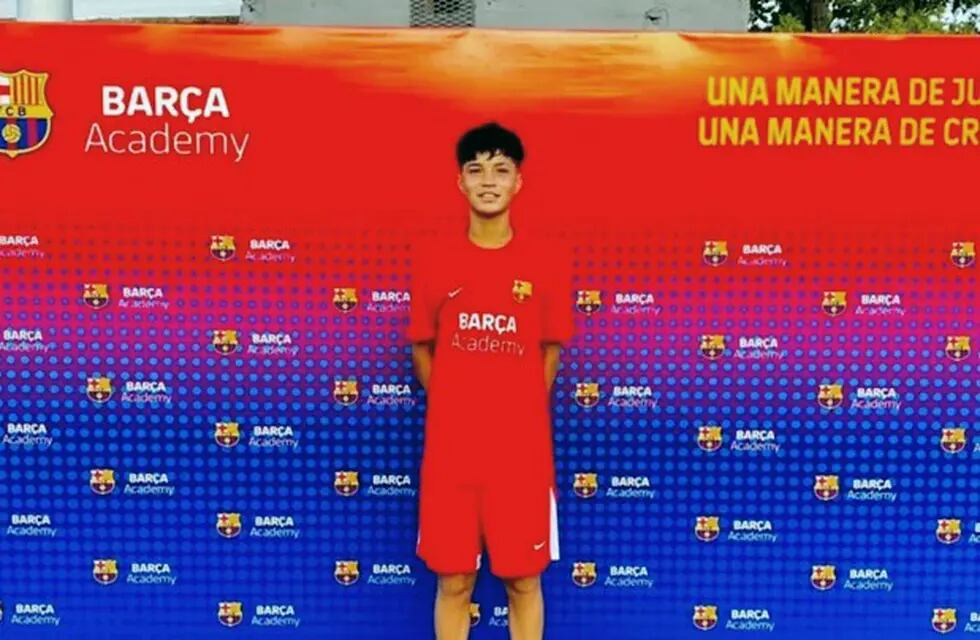 Nazareno Fernández, merlino de 14 años, jugará en el Barcelona.