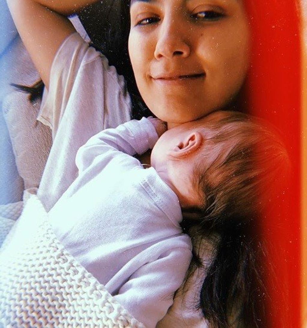 La tierna postal familiar de Ludmila Romero y Rodrigo de la Serna con la pequeña Olivia (instagram.com/ludmipr)