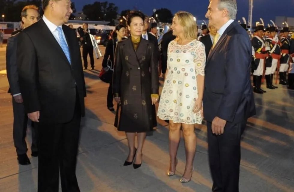 El gobernador Morales recibió al presidente Xi Jingpin