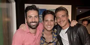 Juanchi Cané junto a Diego Boneta y Pablo Cruz-Guerrero