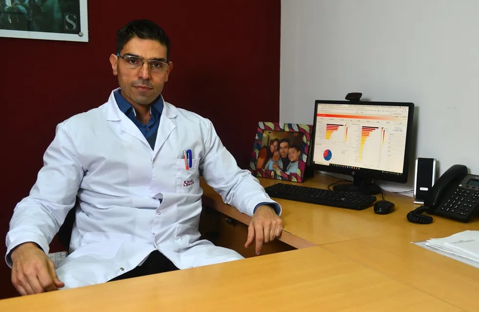 Andrés Peñaloza, medico intensivista presidente de la Sociedad de Terapia Intensiva de Córdoba .
