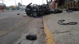 Córdoba. Tres jóvenes murieron tras el impacto. (@nachocadario)