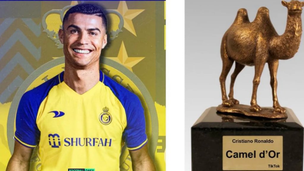 El Camello de Oro, el premio a modo de burla que le "otorgan" al portugués.
