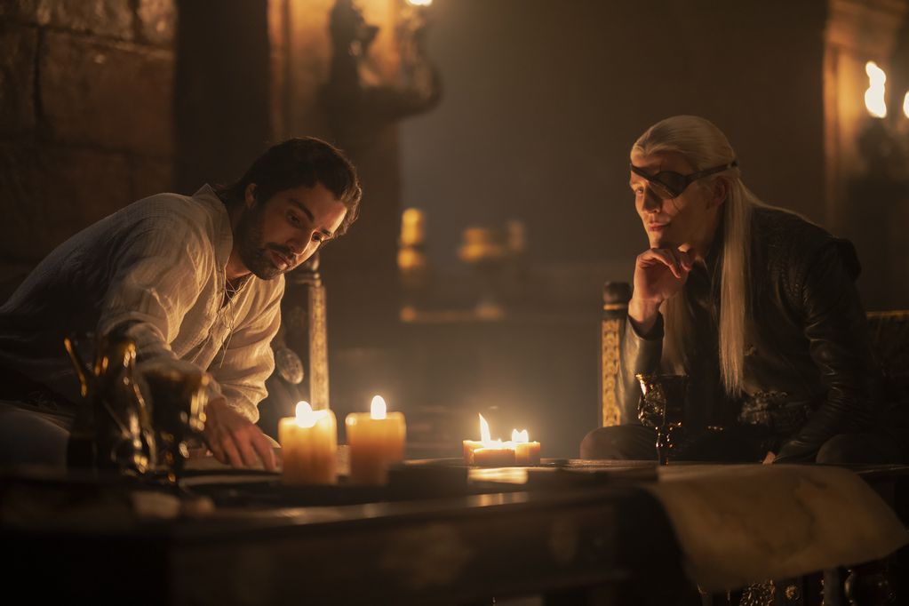 Tal y como ocurría en "Game of Thrones", las conspiraciones y las jugadas individuales de los personajes son un condimento central en "La casa del dragón". (Ollie Upton/HBO).
