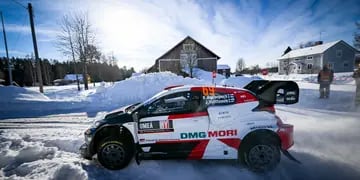 Rovanpera, ganador del Rally de Suecia 2022.