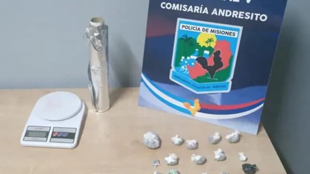 Investigaban un robo y desarticularon un kiosco narco en Comandante Andresito