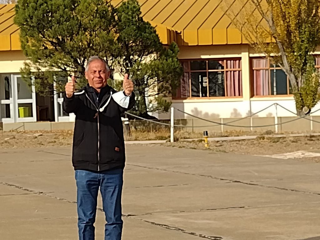 Armando Andino volvió a San Julián después de 40 años para agradecer al pueblo su apoyo a los combatientes de Malvinas