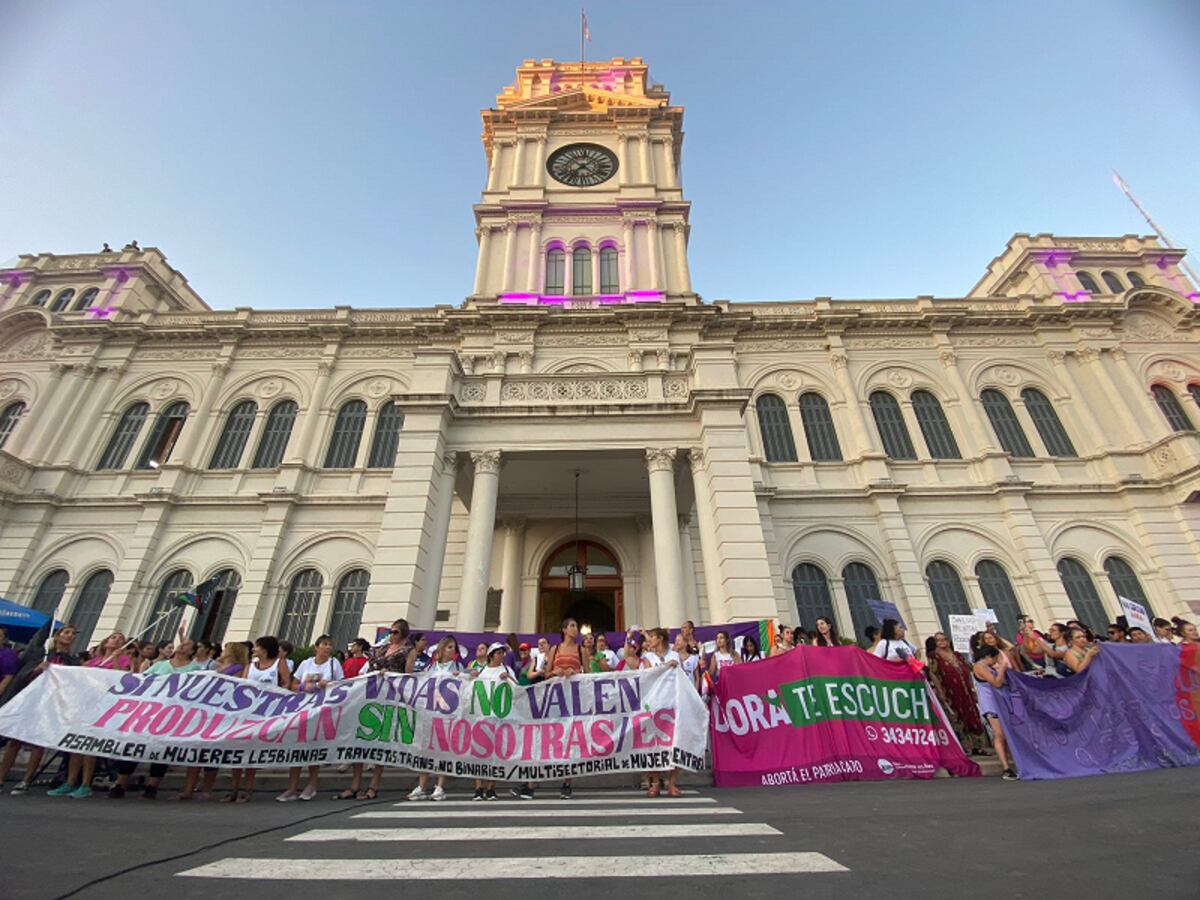 Mas de 15 mil mujeres participaron de la marcha del 8M en Paraná