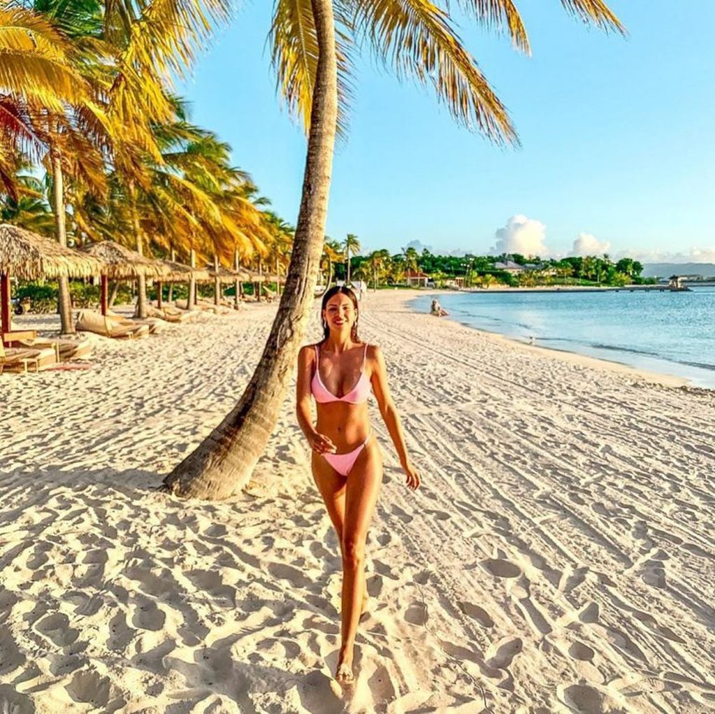 Barby Franco añorando los viajes y la playa (Instagram)