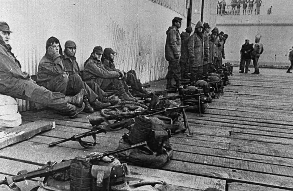 Soldados de Malvinas. Foto ilustrativa.
