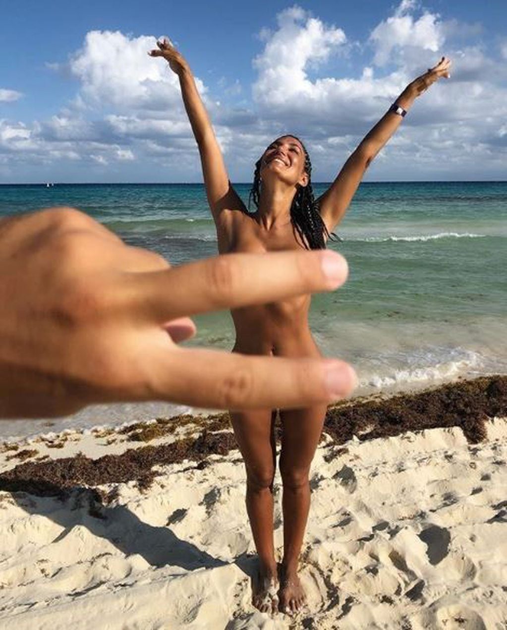 Silvina Escudero disfruta de sus vacaciones con la familia en las playas de México. Instagram/escuderosilvina