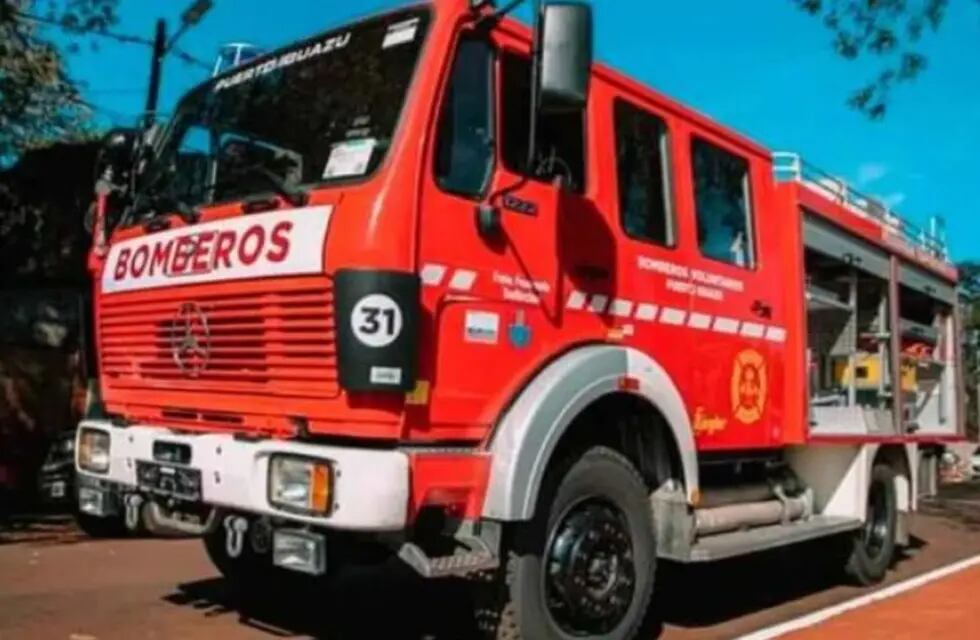 Rápido accionar de bomberos en Puerto Iguazú truncó incendio. Archivo.
