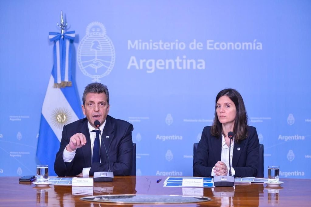 Massa realizará el anuncio junto a la directora ejecutiva de ANSES, Fernanda Raverta. Foto: Prensa Ministerio de Economía
