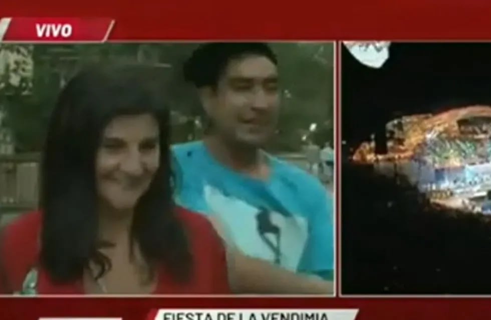 Incómodo momento en una entrevista que salió al aire de Canal 7 Mendoza.