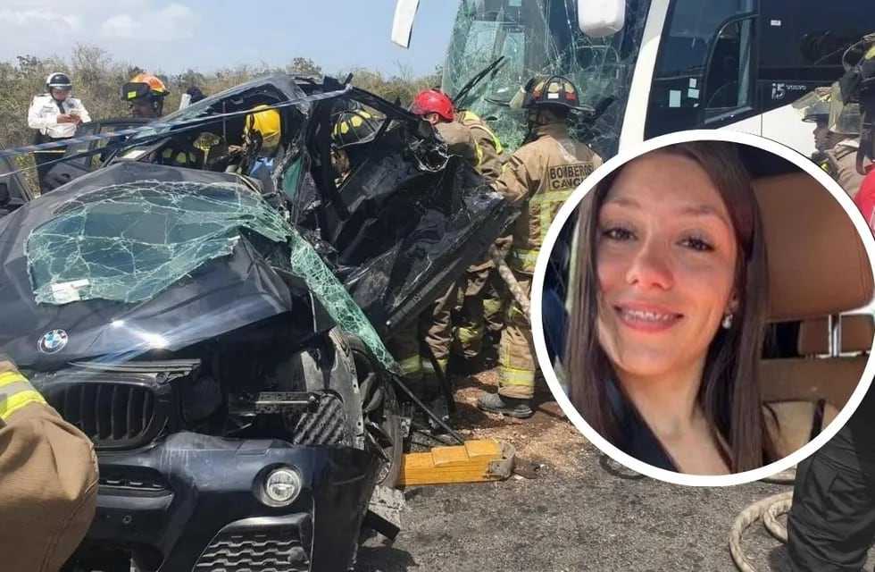 Betiana Sánchez murió tras un choque entre el auto que conducía y un colectivo.