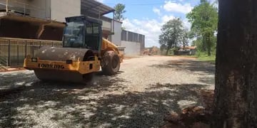 Se mantienen las obras para reacondicionar el polideportivo de Puerto Iguazú