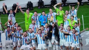 Selección argentina festejos