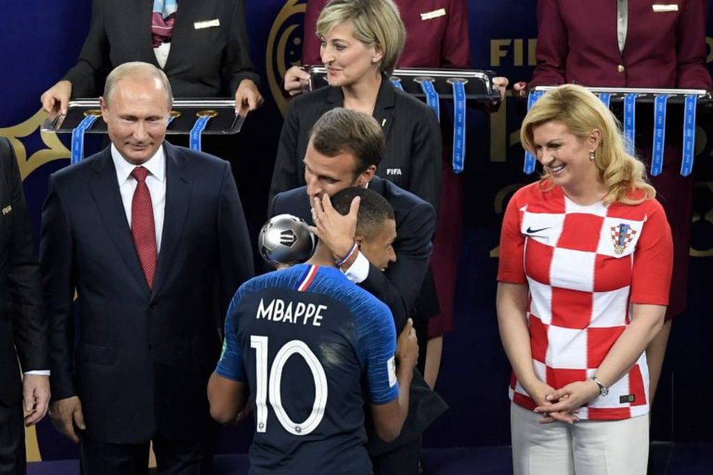 Kylian Mbappé fue el mejor jugador joven de Rusia 2018. Foto: AFP.