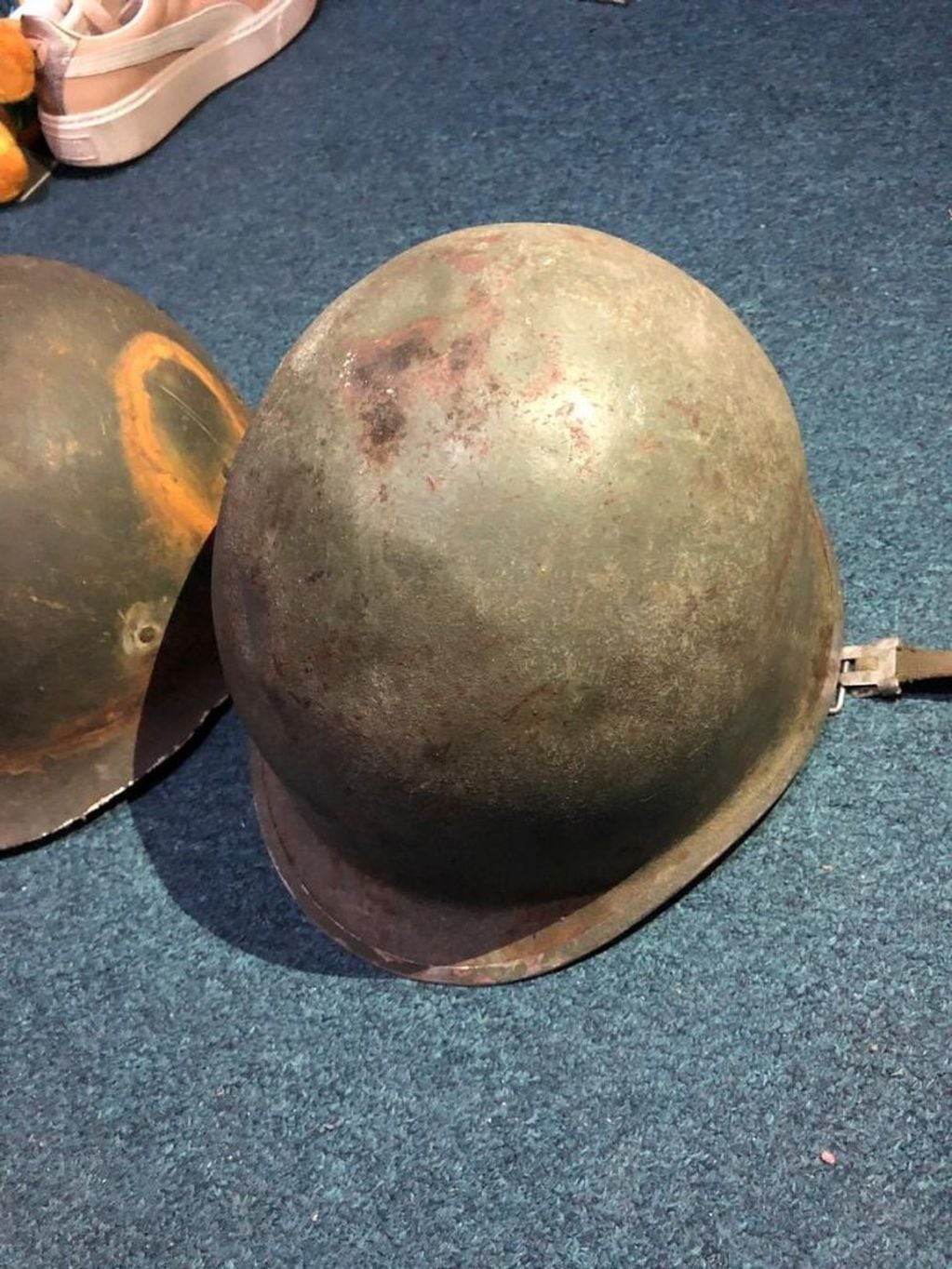 Matías Buonocore encontró el casco de un ex combatiente de Malvinas y lanzó una campaña para devolverlo