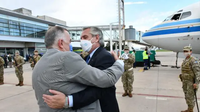 Alberto Fernández llegó a Tucumán.