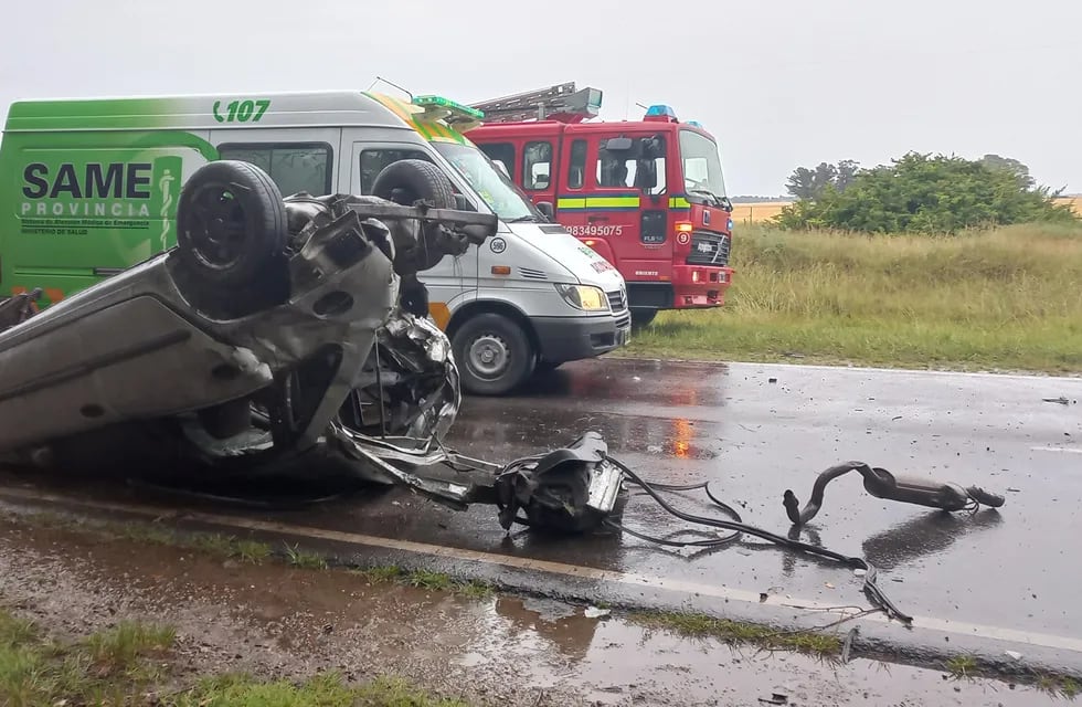 Accidente en la Ruta 72: tres jovenes fallecidos