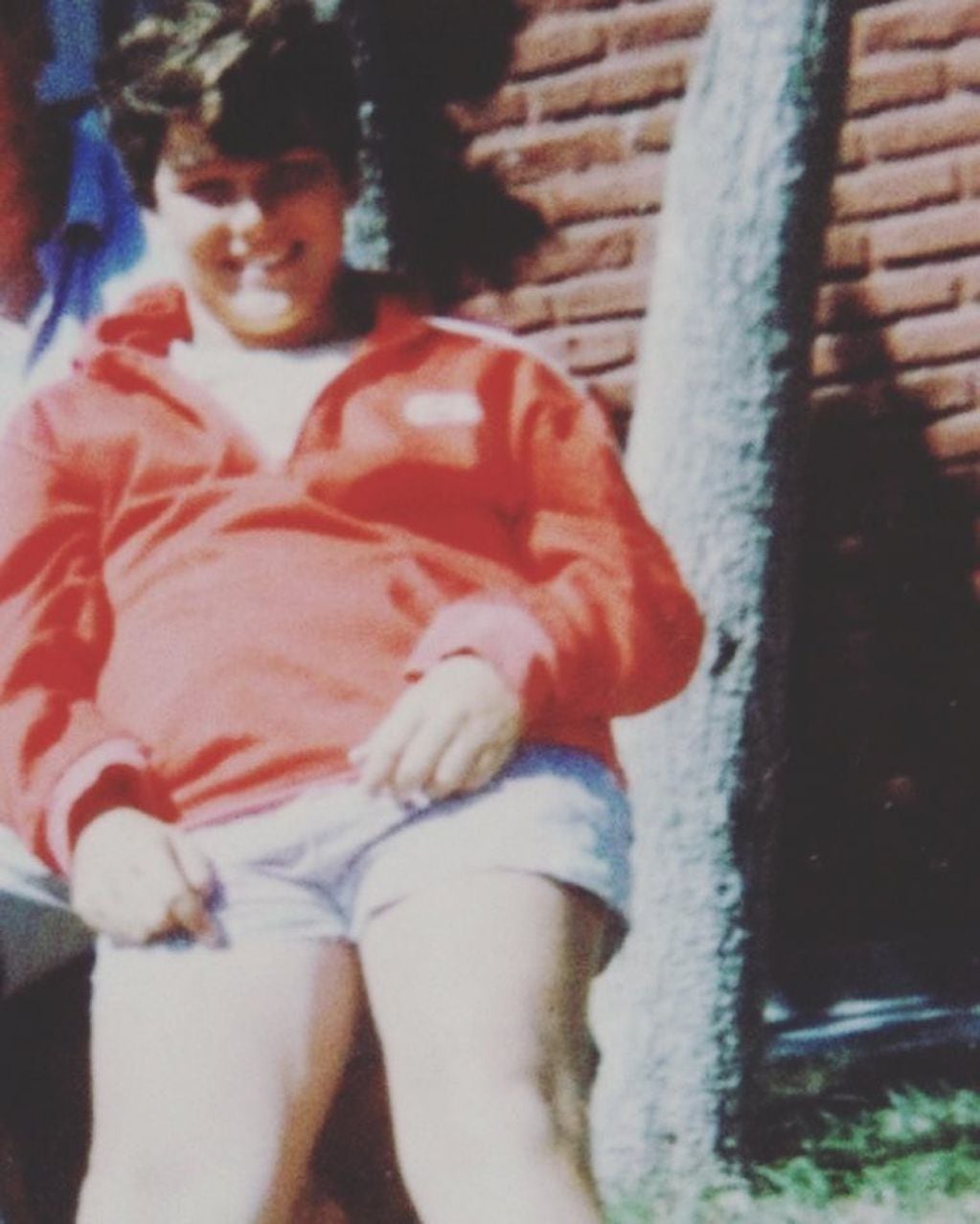 La foto que publicó Drago de cuanto tenía 14 años (Instagram/@hernandrago)