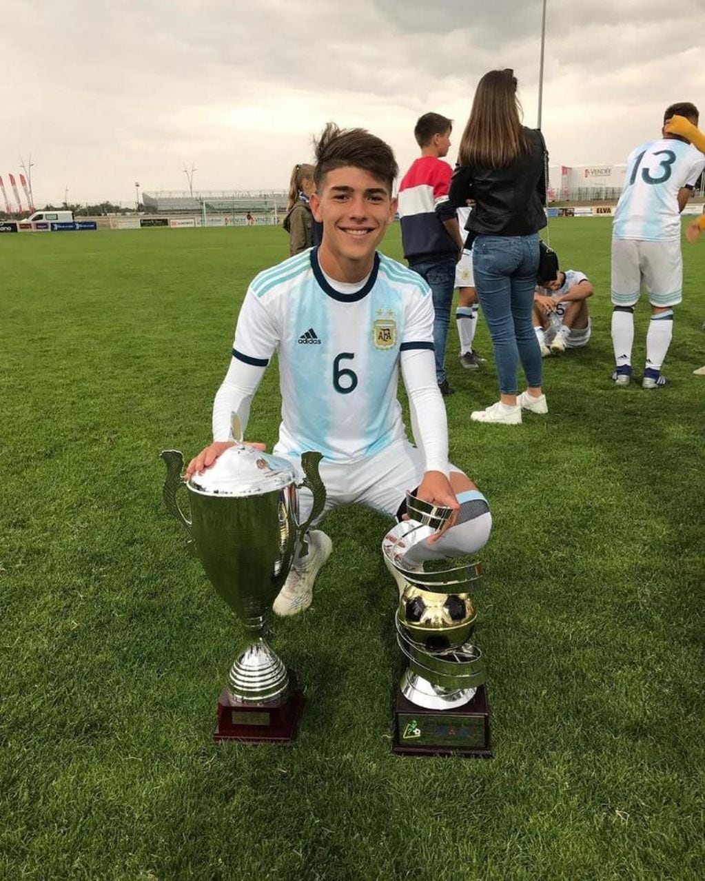 Juan Pablo se consagró campeón del Torneo de Desarrollo de la UEFA con la Selección Argentina Sub-16