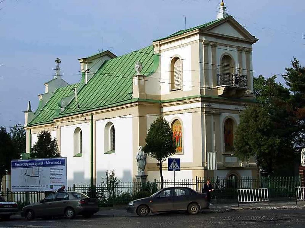 La Iglesia de los Santos Apóstoles Pedro y Pablo, en Lviv.