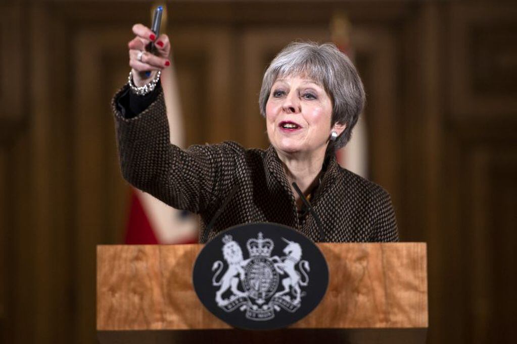 Theresa May, premier británica. (Foto: Bloomberg)