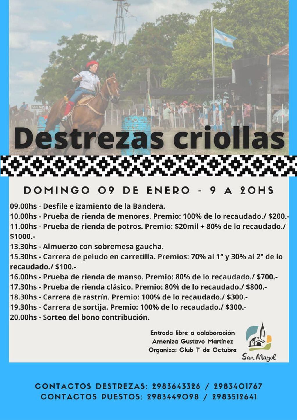 Festival de Destrezas Criollas en San Mayol
