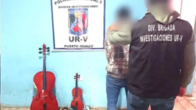 Detuvieron a un joven por el robo de instrumentos a una escuela en Puerto Iguazú
