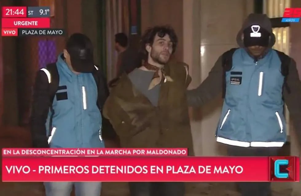 Incidentes Plaza de Mayo Maldonado