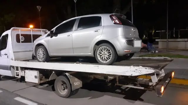 Fiat Punto secuestrado en el Balneario