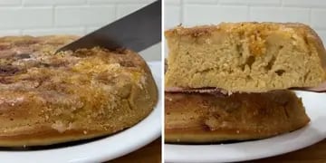 Cómo salvar la merienda en pocos minutos: receta de torta invertida de banana split